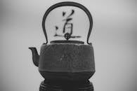 Traditional Asian Stone Kettle