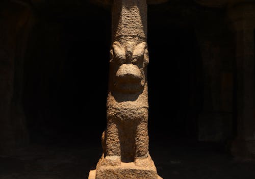 Indian Temple Lion Sculpture