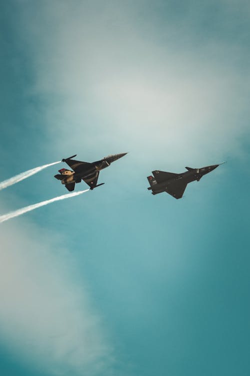 F-16 Fighters on Sky