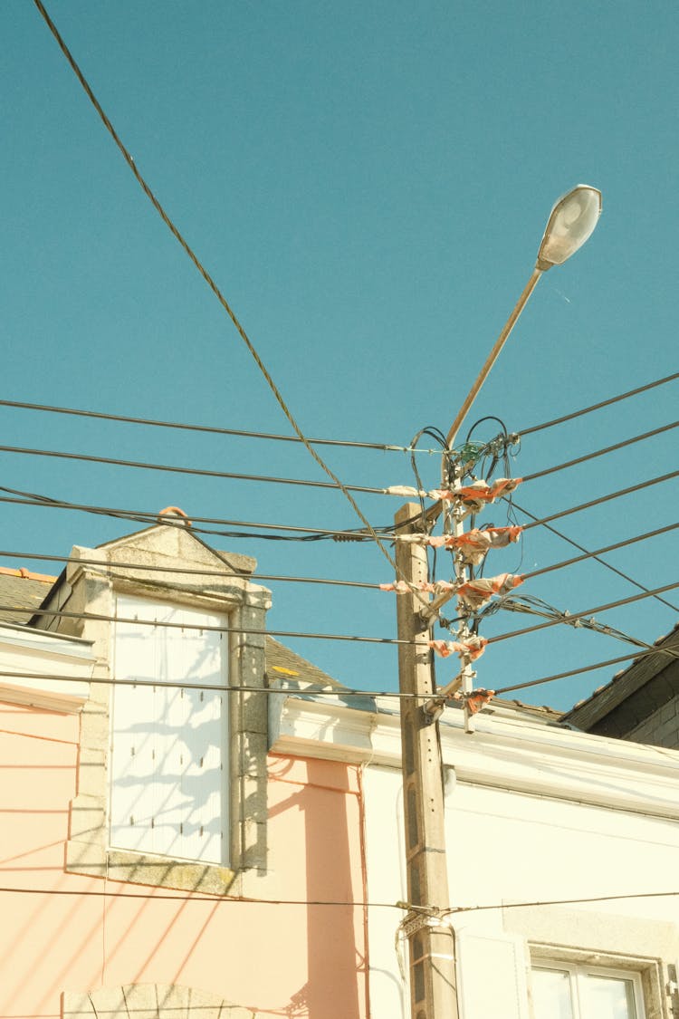 Urban Electricity Post And Lines