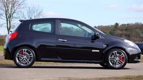 A Black, Modern Renault Clio Sport