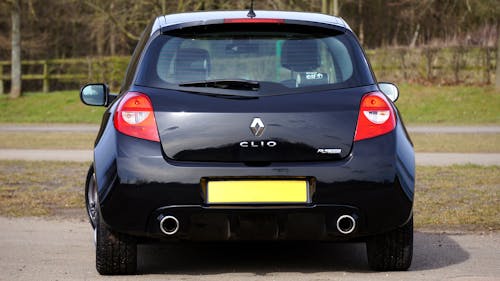 A Black, Modern Renault Clio Sport