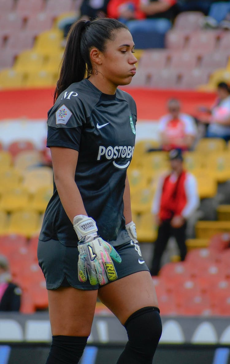 A Goalkeeper During A Match