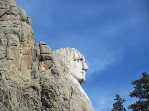 Sculpture of Mount Rushmore National Memorial