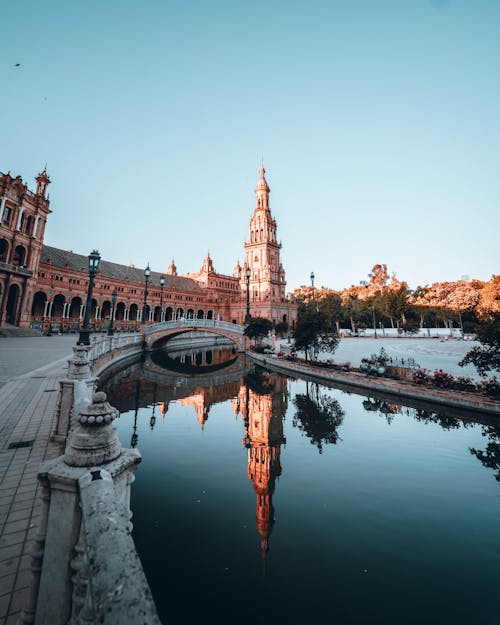 South Wing of the Spain Square in Seville