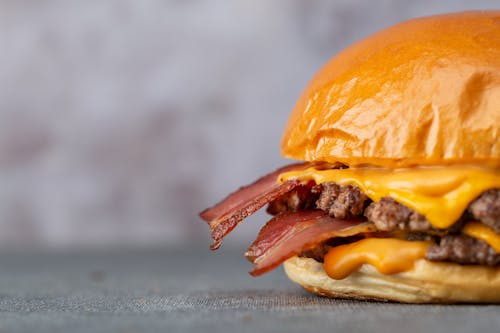 Close up of Cheeseburger