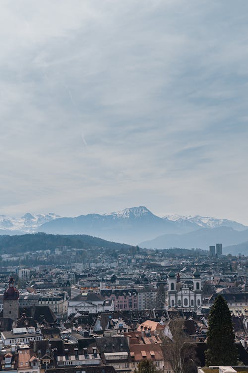 Gratis arkivbilde med fjell landskap, lucerne, sveits