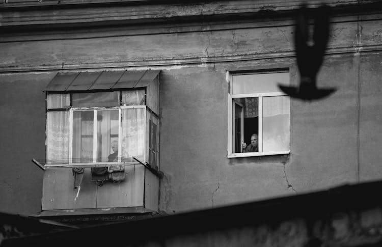 Old House With Balcony