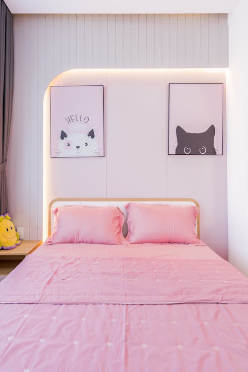 Free Modern Bedroom for a Girl Stock Photo