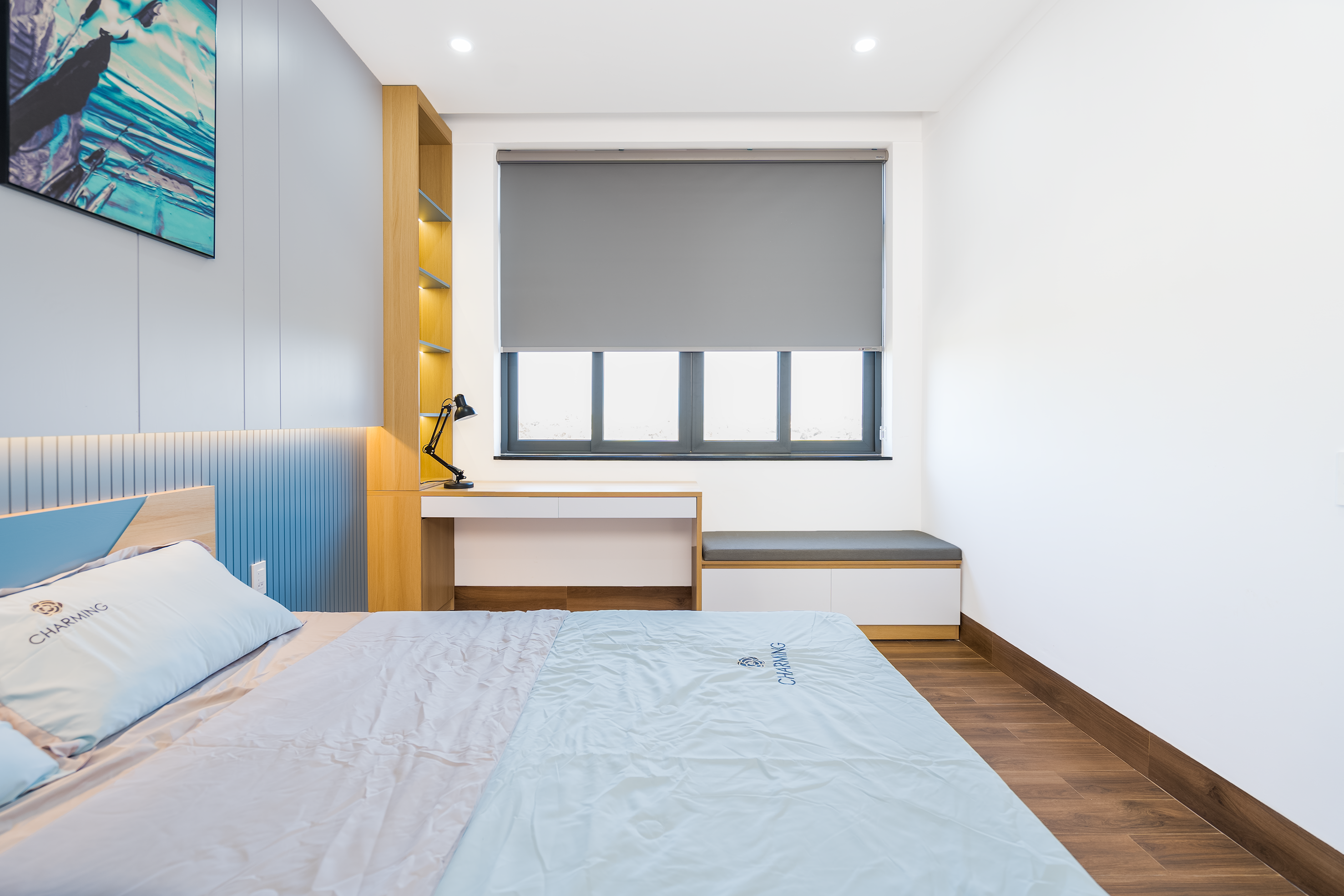 Làm mới phòng làm việc với rèm cầu vồng thời thượng - Tạo phong cách hiện đại cho không gian làm việc