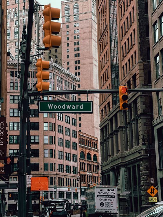 Road Sign over Street in City · Free Stock Photo