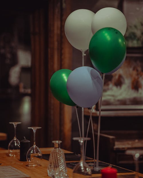Foto profissional grátis de balões, cheio de cor, fechar-se