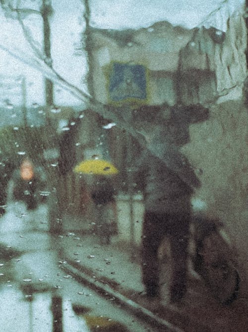 Foto profissional grátis de borrado, chuva, desfocado