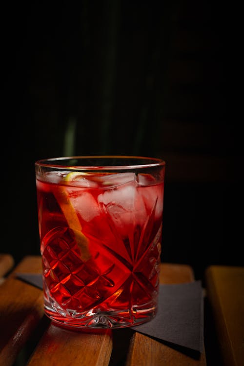 Red Cold Drink in Glass