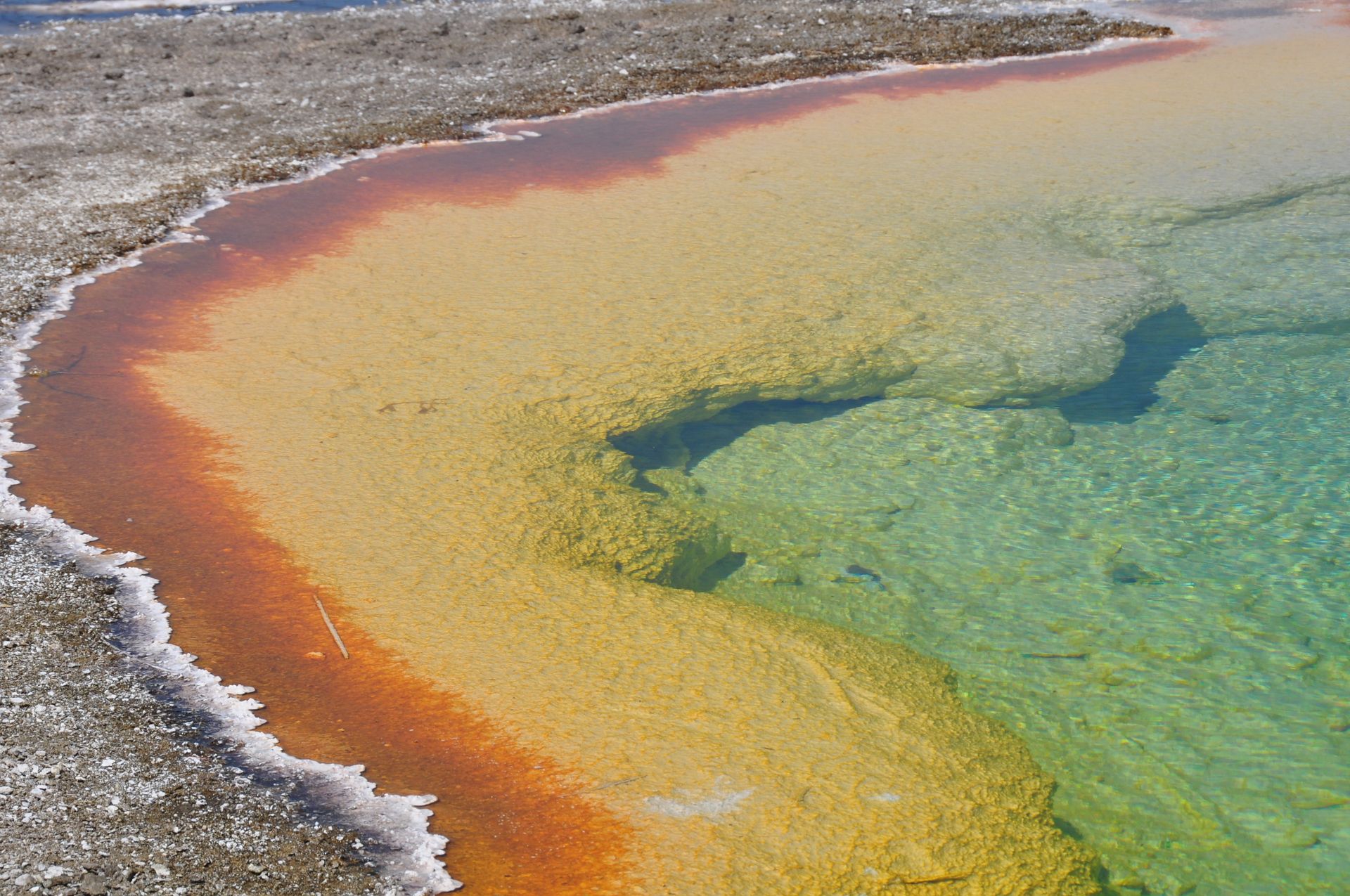 Water in a Volcanic Hot Spring