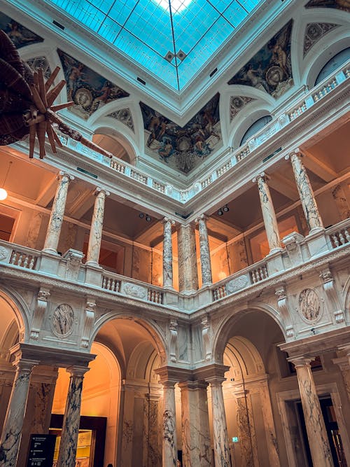 Interior of Museum of Ethnology in Vienna