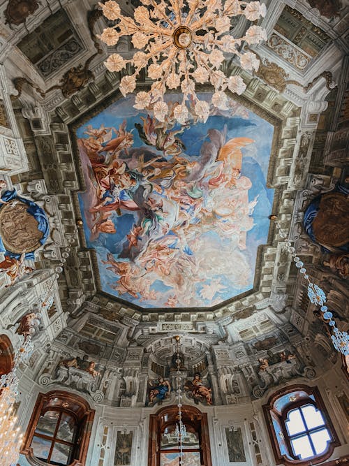 Fresco on the Ceiling of the Belvedere in Vienna