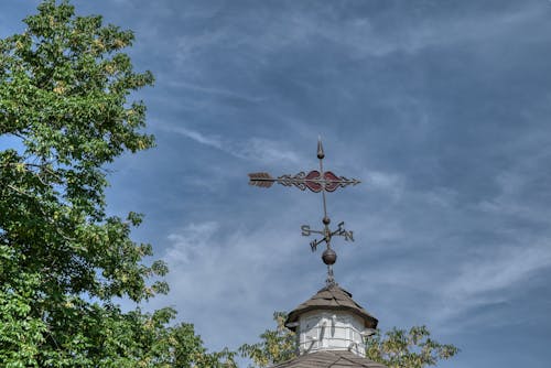 Free stock photo of arrow weathervane, blue sky, sky