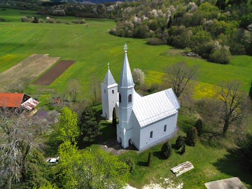 Gratis lagerfoto af bane, bygning, droneoptagelse