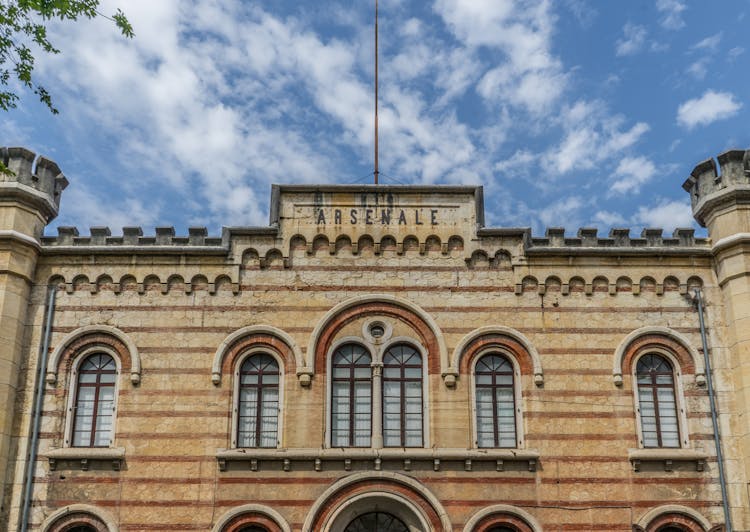 Facade Of Franz Josef I Arsenal In Verona