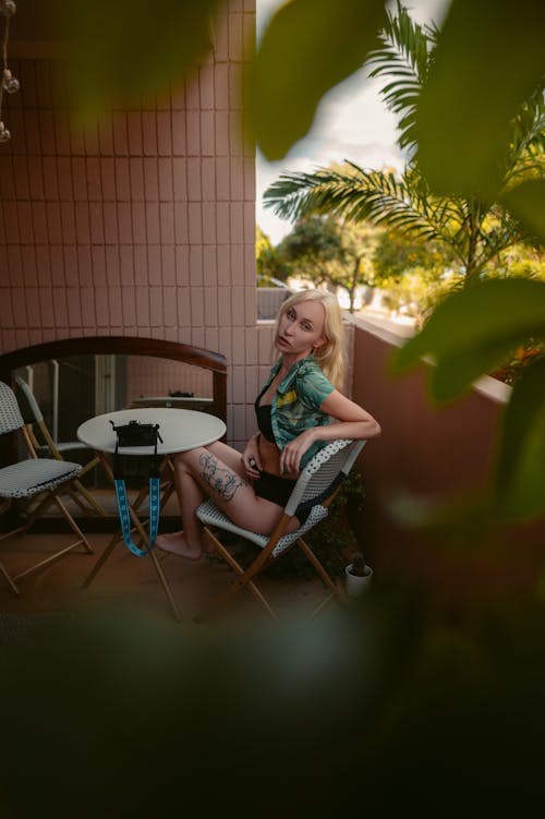 Základová fotografie zdarma na téma balkon, balkony, blond