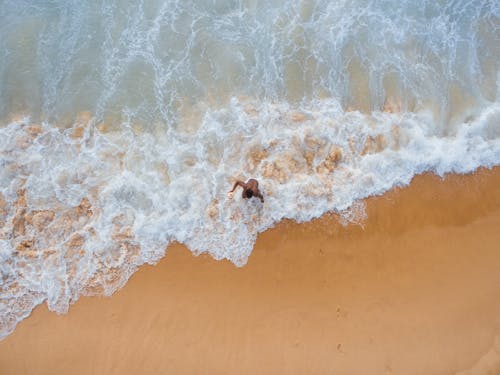 Gratis arkivbilde med bølger, dronebilde, facebook deksel Arkivbilde