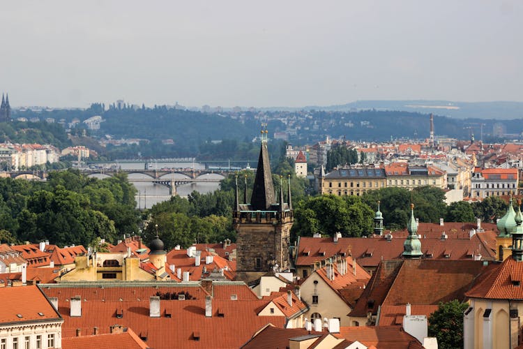 Rooftops Of Prague