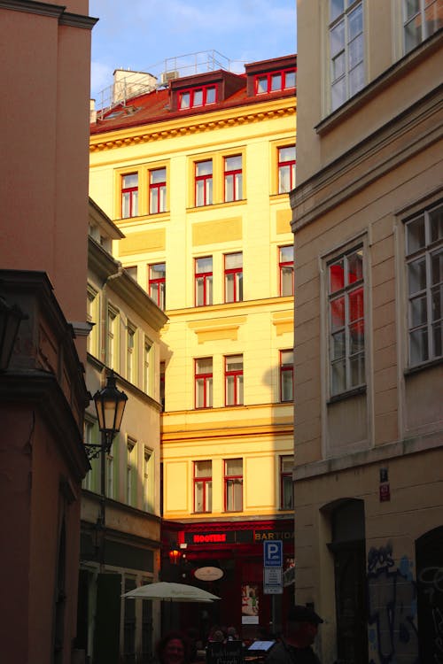 Buildings around Narrow Street