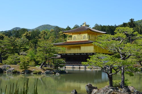 Gratuit Photos gratuites de architecture japonaise, bassin, ciel bleu Photos