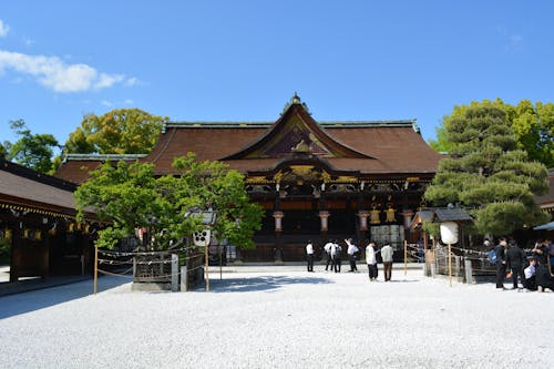 Kitano Tenmangu Shrine in Japan 