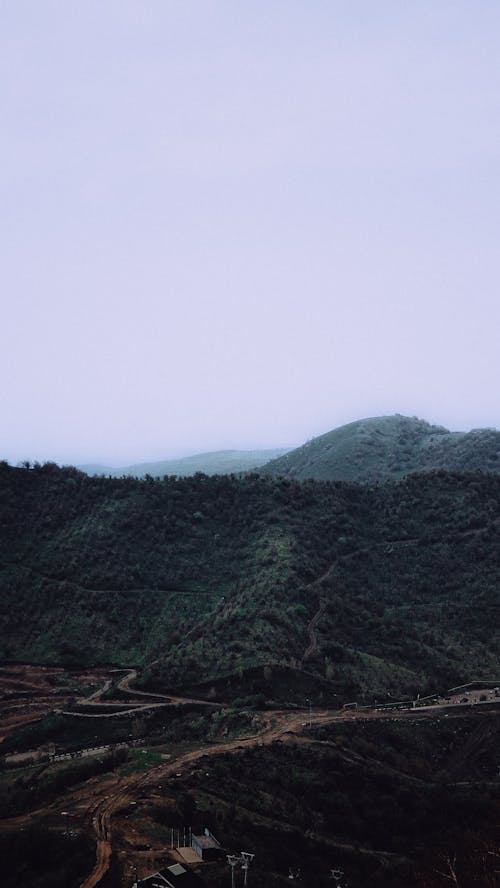 丘陵, 全景, 垂直拍摄 的 免费素材图片