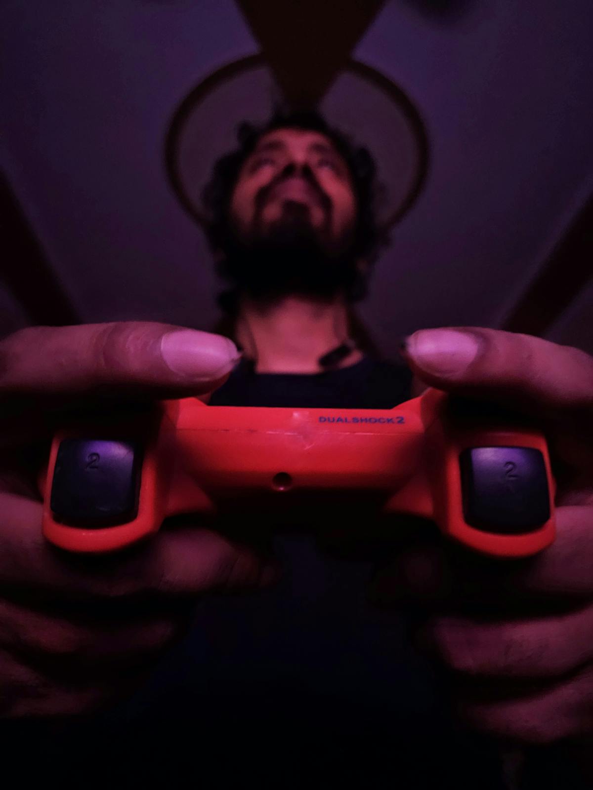 Holiday gifts stacked on a table