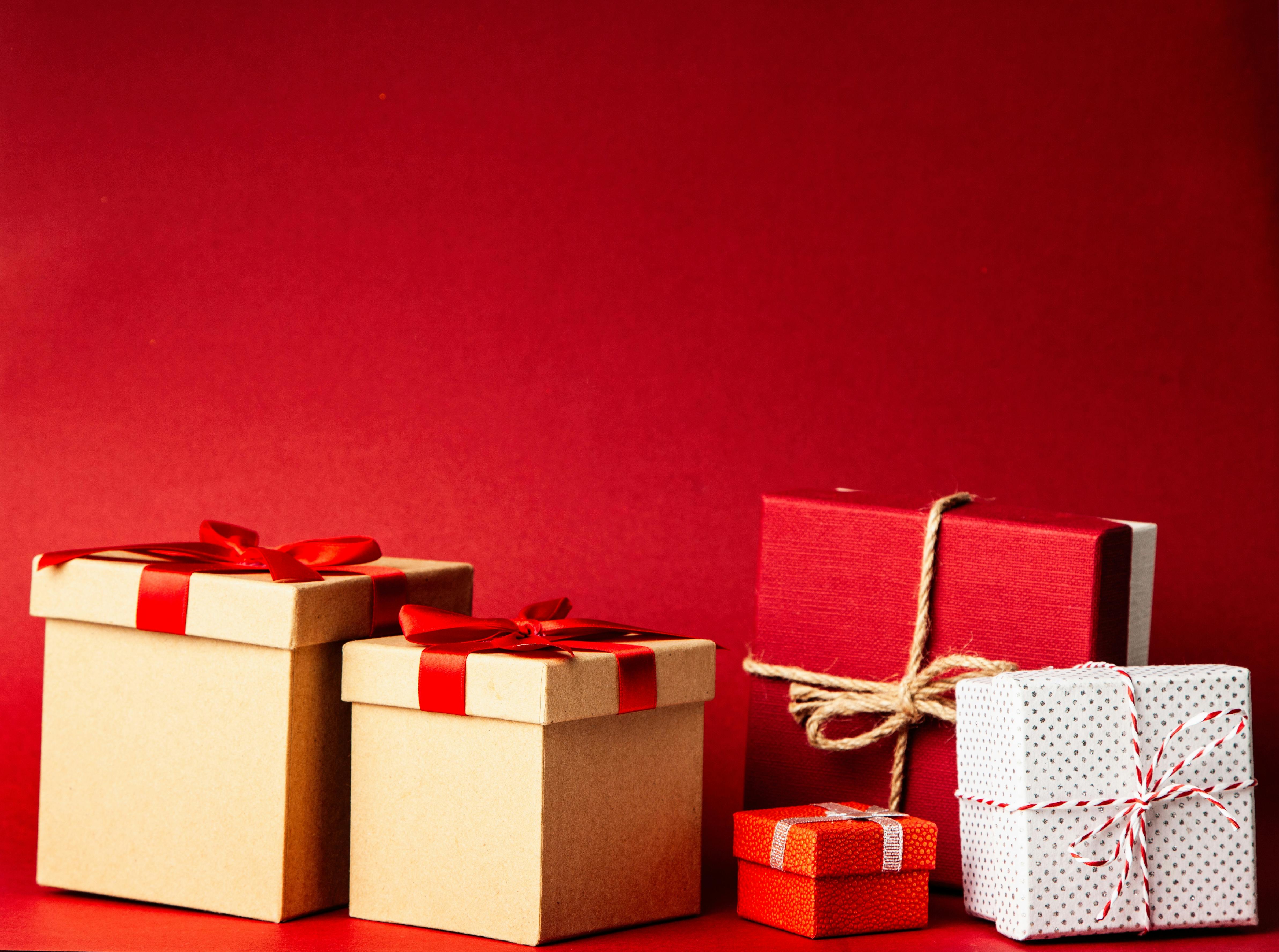 several-gift-boxes-free-stock-photo