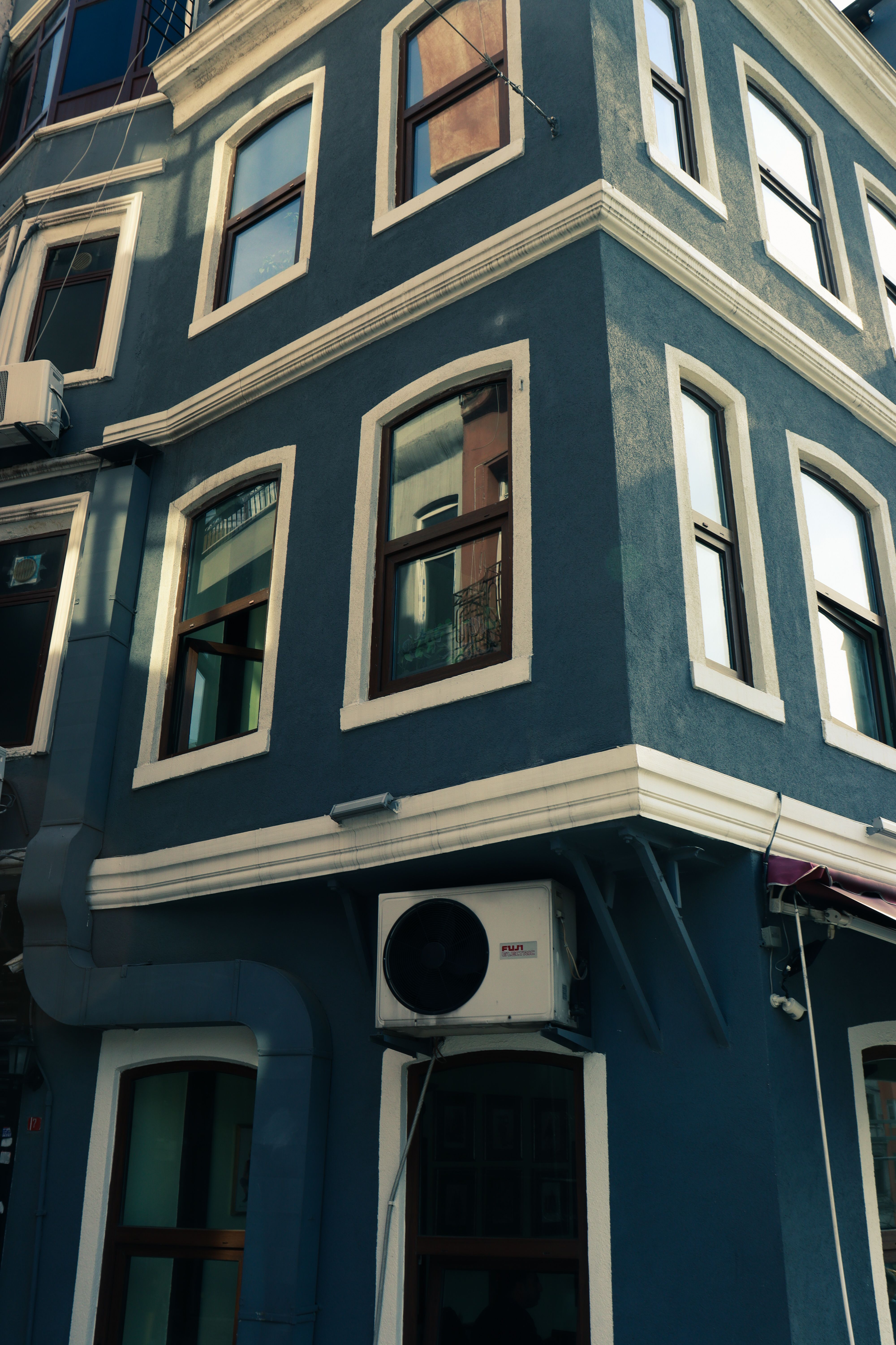 Blue Facade House in Istanbul · Free Stock Photo