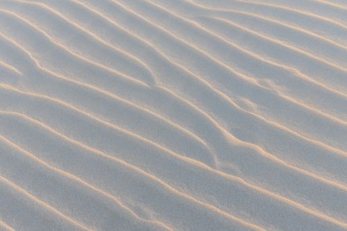 Free Rippled sand dunes creating a mesmerizing pattern at Wilsons Promontory, Australia. Stock Photo