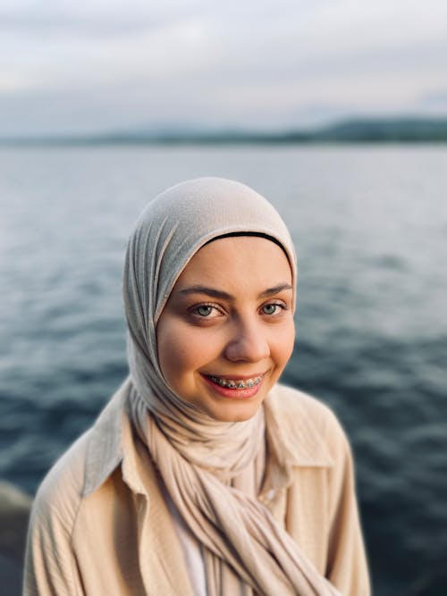 Smiling Woman in Hijab