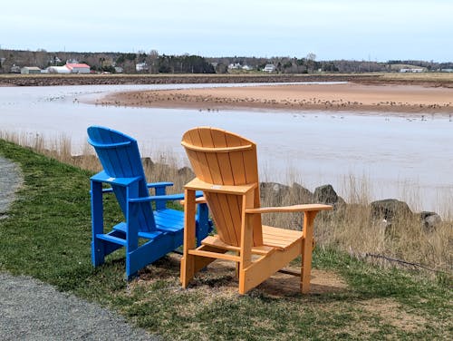 Armchairs by River