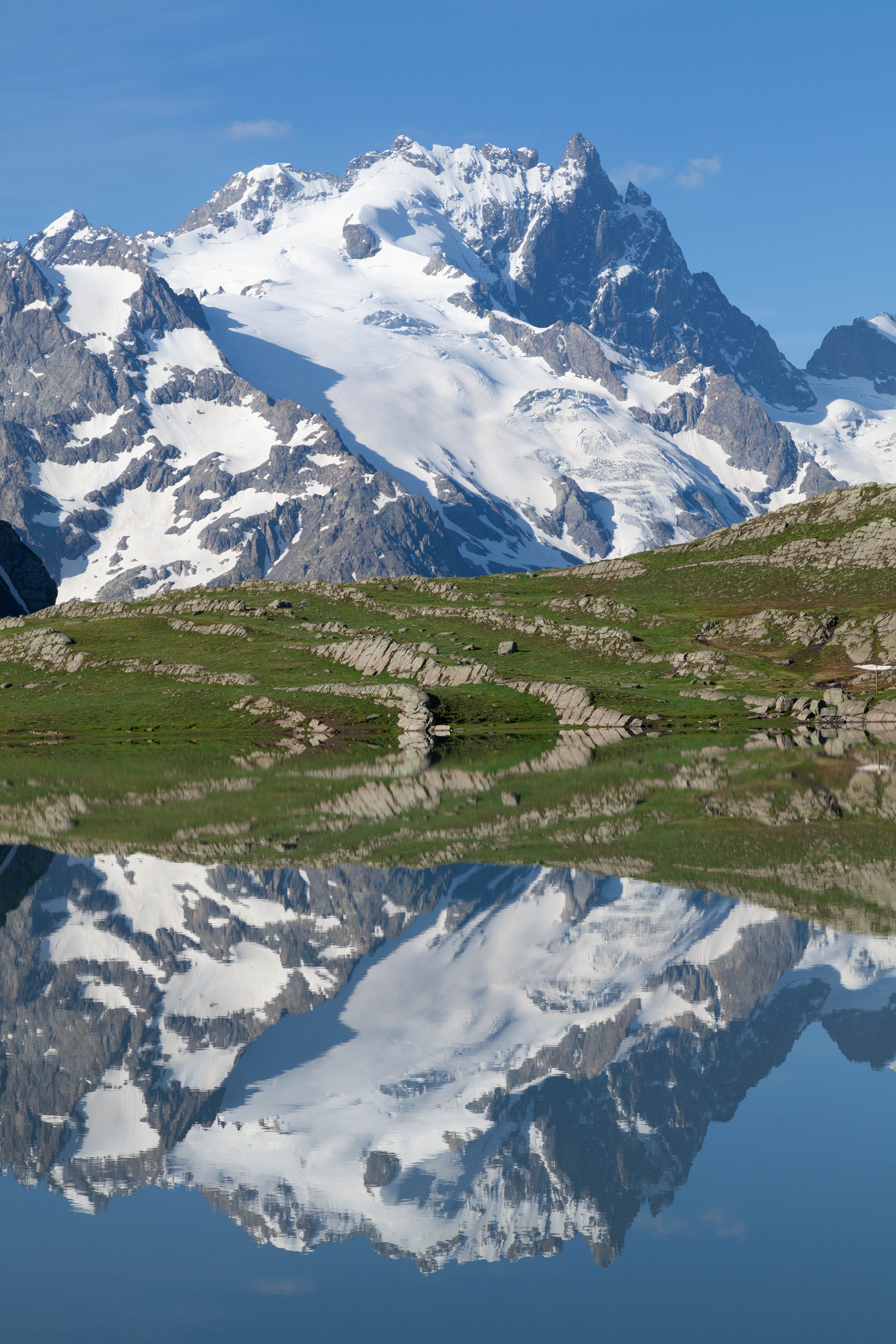 Mountains Reflection in Lake · Free Stock Photo