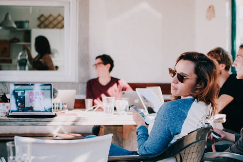 Free Woman Wearing Sunglasses Stock Photo