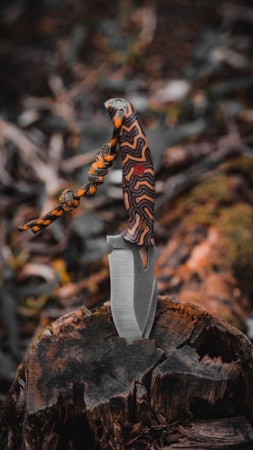 Knife with Handmade Handle