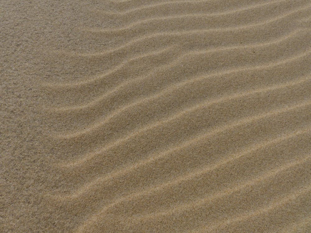 Pattern on Sand on a Desert 