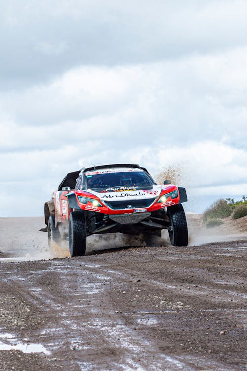 View of a Peugeot 3008 DKR at the Dakar Rally