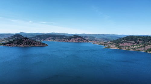 Бесплатное стоковое фото с Аэрофотосъемка, береговая линия, живописный