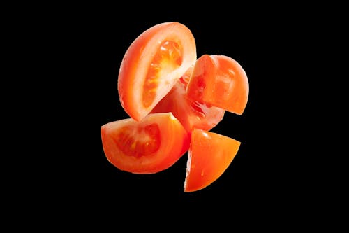 Sliced Tomato Fruits