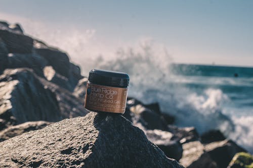 Brown and Black Plastic Container