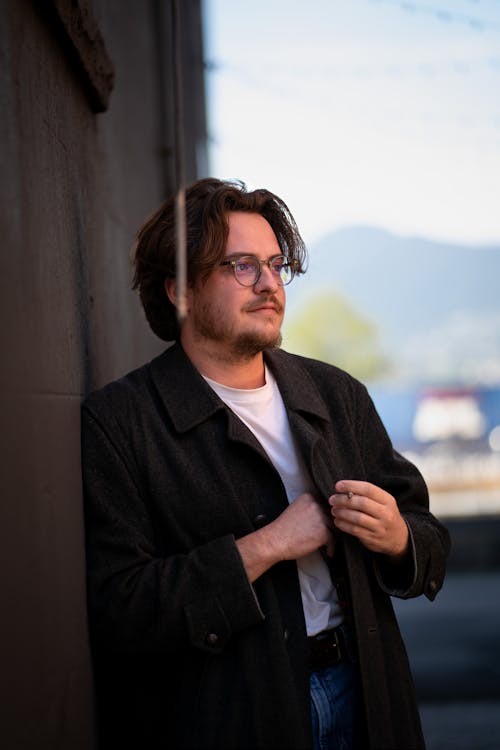 Man in Eyeglasses and Coat