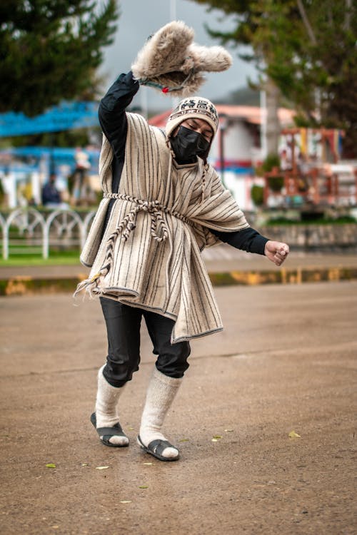 Woman in Costume at Event