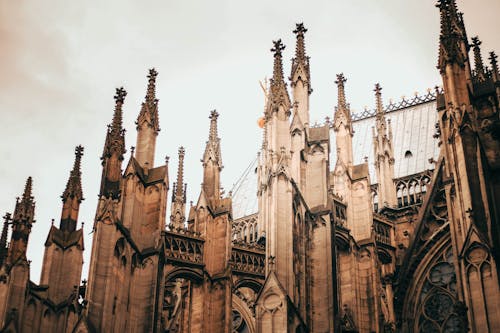 Close up of Milan Cathedral