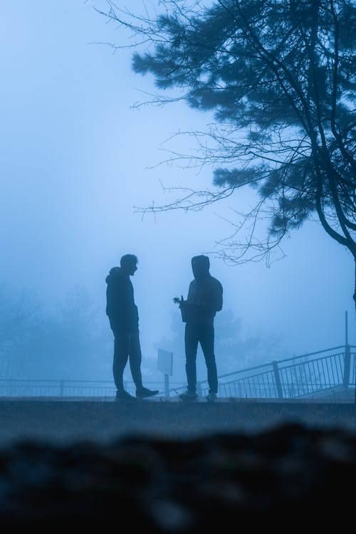 Darmowe zdjęcie z galerii z mężczyźni, mgła, miasta