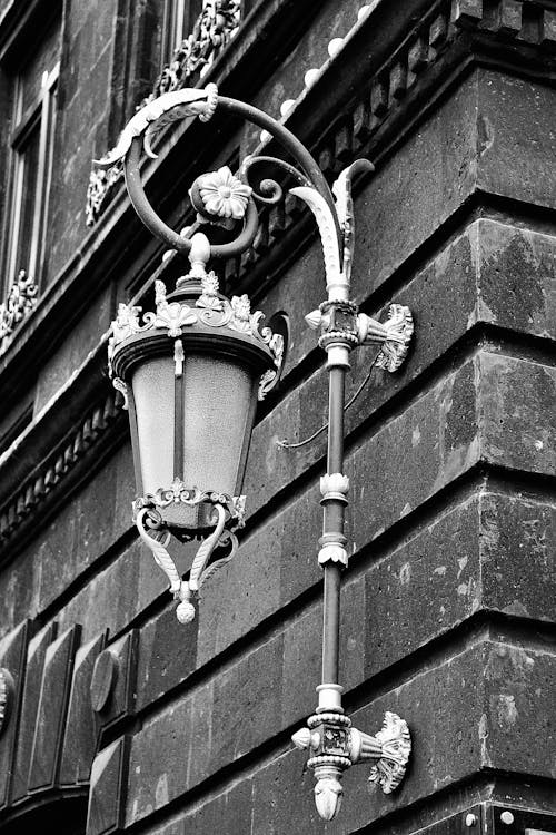 Vintage Lamp on Building Wall